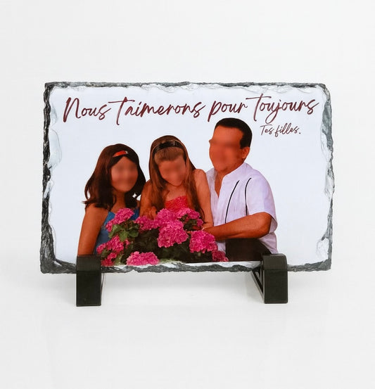 Plaque funéraire personnalisée