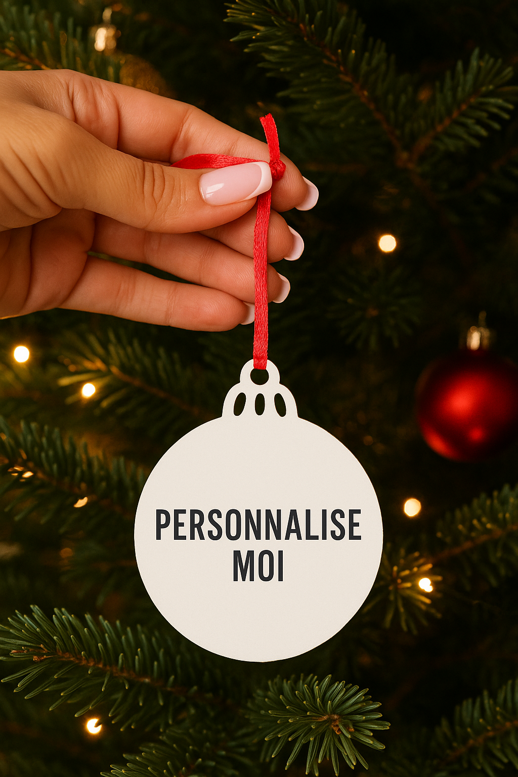 Boule photo de Noël