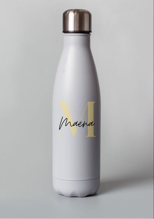 Gourde blanche Personnalisable
